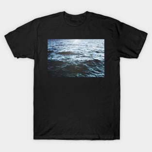 Blue water waves. T-Shirt